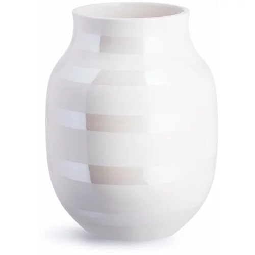 Kähler Design Bela keramična vaza Omaggio, višina 20 cm