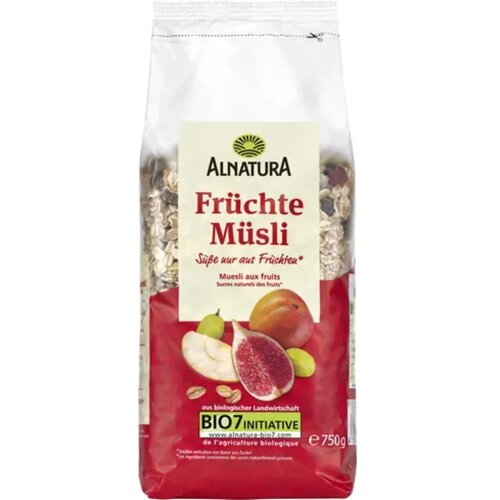 Alnatura Organski voćni m&uuml;sli - 750 g Cijene