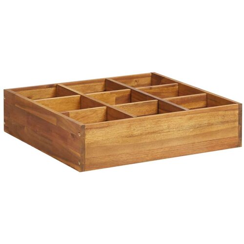  Povi&amp;scaron;ena vrtna gredica za bilje od bagremovog drva 60x60x15 cm Slike