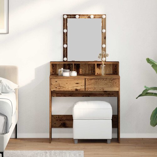  Toaletni stolić Staro drvo 80 x 41 x 144.5 cm Konstruirano drvo Cene