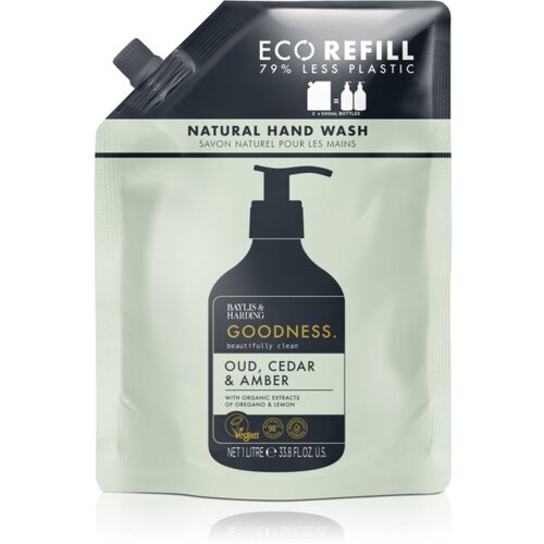 Baylis & Harding Goodness Oud, Cedar & Amber prirodni tekući sapun za ruke REFILL 1000 ml Cijene