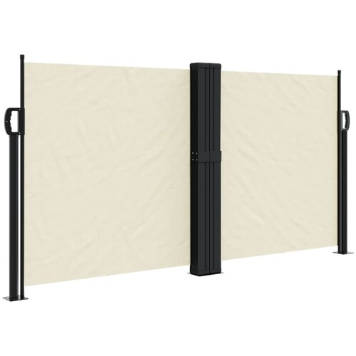 Maison Chic Zložljiva stranska tenda - Senčniki krem 120x1200 cm, (22042232) Slike