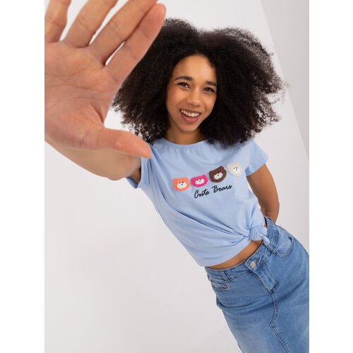 BASIC Feel Good Blouse-RV-BZ-9625.56-light blue Cene