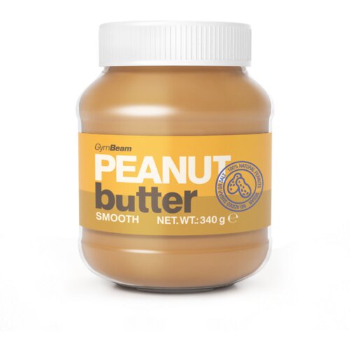 GymBeam Puter od kikirikija 100% 340 g   g glatko Cene