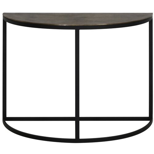 Light & Living Kovinska stranska mizica v bronasti barvi 42x100 cm Peto – Cene