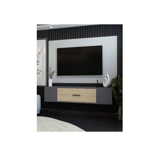 Hanah home tv polica kodaks anthracite sapphire oak Cene