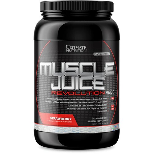 Ultimate Nutrition muscle juice revolution – protein za povećanje mišićne mase - jagoda 2.12kg Slike