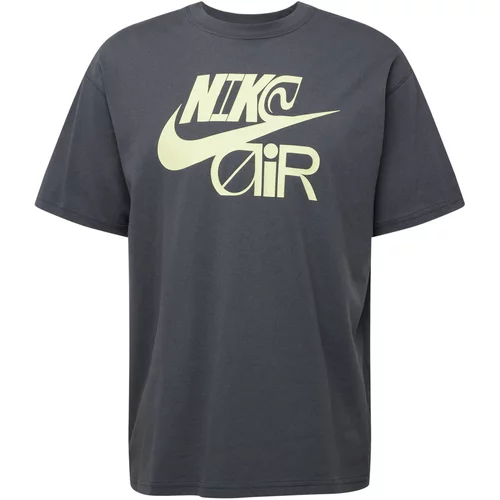 Nike Sportswear Majica 'Max90' pastelno žuta / antracit siva