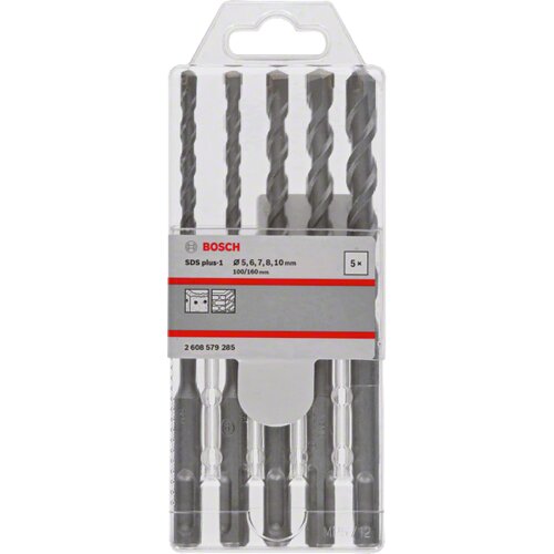Bosch sds PLUS-1 set svedrov. 5/6/7/8/10, (21373774) Slike