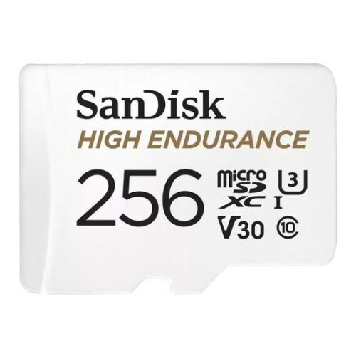 San Disk SDHC 256GB micro 100MB/s40MB/s Class10 U3/V30+SD Adap. Slike