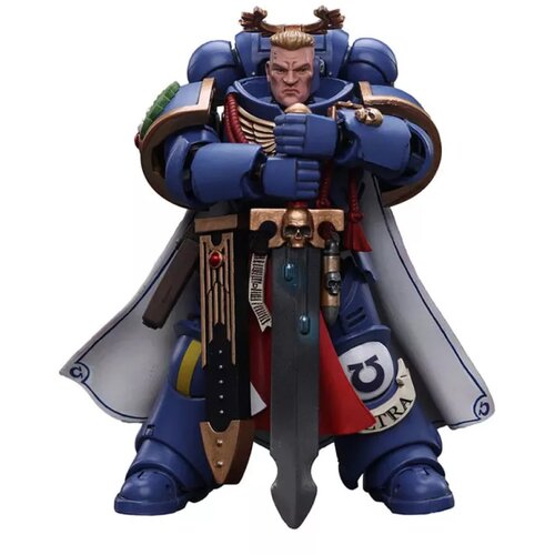 JOY TOY Warhammer 40k Action Figure 1/18 Ultramarines Primaris Captain with Power Sword and Plasma Pistol figura Slike