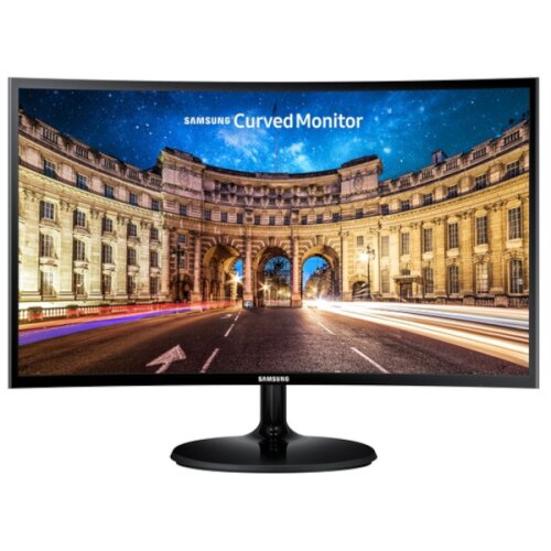 Samsung Zaslon CF390 C24F390FHR 61 cm (24") / 1920x1080 / VA / 60 Hz / 4 ms / crni / zakrivljen (1800R) Cijene