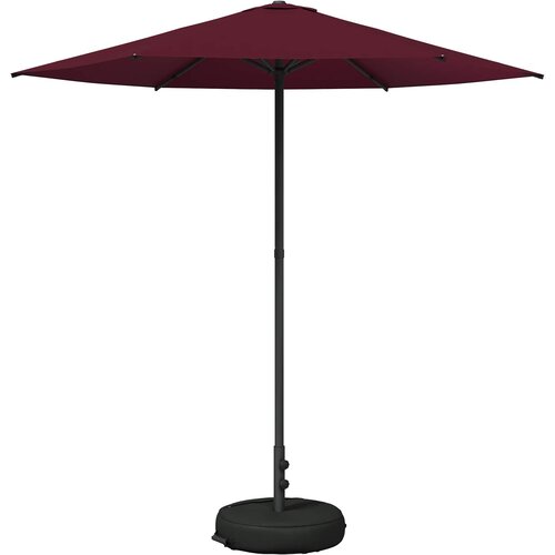 VidaXL Vrtni dežnik 230 x 230 cm Poliester Pravokotna Bordeaux rdeča, (5000252684) Slike