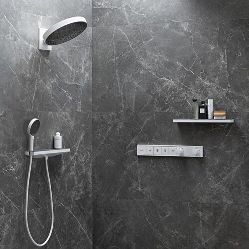 Hansgrohe rainfinity tu&amp;scaron; ruža 360 3 jet sa priključkom, bela mat 26234700 Slike