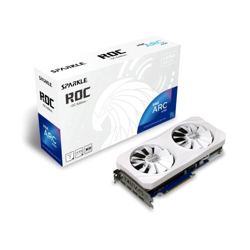 Sparkle Grafična kartica Intel ARC A750 ROC Luna OC Edition, 8GB GDDR6, PCIe 4.0 x16, 3xDP, 1xHDMI, Slike