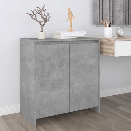  Komoda siva boja betona 70x41x75 cm od konstruiranog drva Cene