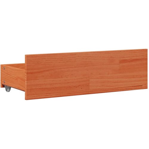  Okvir kreveta bez madraca s ladicama 140x190 cm od borovine Slike