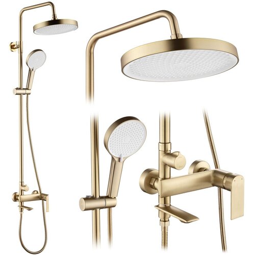 REA Bath Tu&amp;scaron; set REA Veneta Brush Gold Slike