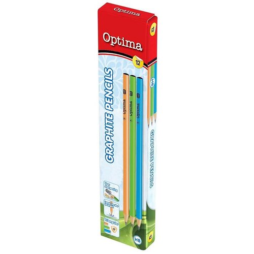 Optima Grafitni svinčnik HB, barvni, 1 kos Cene
