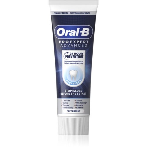 Oral-b Pro-Expert Advanced Deep Clean zubna pasta za temeljito či&amp;scaron;ćenje zuba Peppermint 75 ml Slike