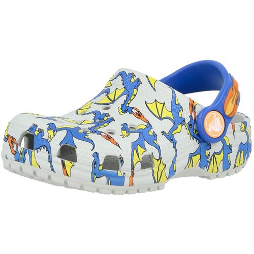 Crocs Odprti čevlji 'Classic' modra / rumena / svetlo siva / oranžna Cene