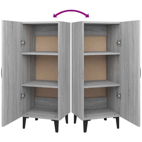  Komoda boja hrasta sonome 34,5x34x90 cm od konstruiranog drva Slike
