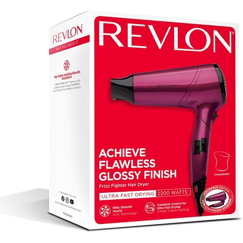 Revlon fen za kosu frizz RVDR5229E2, ljubičasti Slike