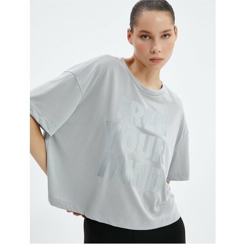 Koton Sports T-Shirt Comfortable Cut Short Sleeve Crew Neck Modal Fabric Slike