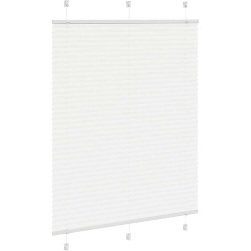 VidaXL Plisirana roleta bijela 110x150 cm &amp;scaron;irina tkanine 109,4 cm Slike