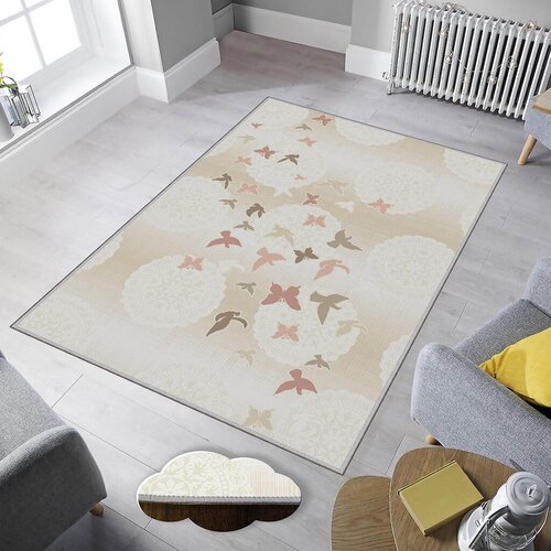 Conceptum Hypnose tepih Eexfab1139, pravougaoni, 80x150 cm, krem-roze Cene