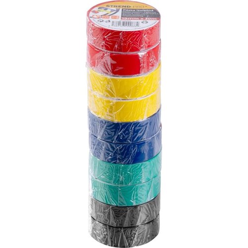 Ramda Set Izolirnih Traka 19mmx10m s Vi&amp;scaron;e Boja, 10kom, PVC, do 80&amp;deg;C, 600V Slike