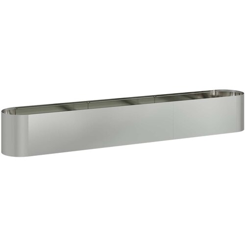 VidaXL Povi&amp;scaron;eni vrtni krevet Pocinčani čelik 280 x 40 x 40 cm - Pocinčani čelik 280 cm Slike