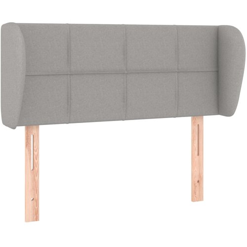 Maison Chic vzglavna omarica - nočna omarica - posteljna omarica z u&amp;scaron;esi svetlo sivo 103x23x78/88 cm blago, (21711383) Slike