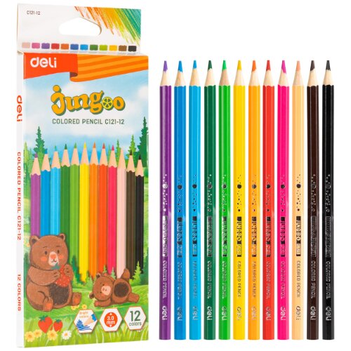 Deli Drvene bojice Jingoo EC121-12, 12 komada Cene