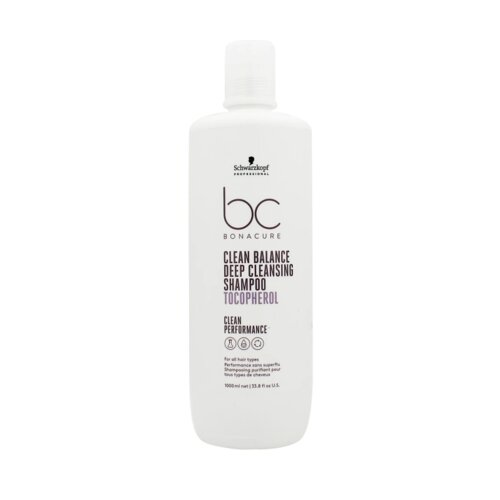 Schwarzkopf bonacure Clean Balance Tocopherol Deep Cleansing Shampoo - 1.000 ml Slike