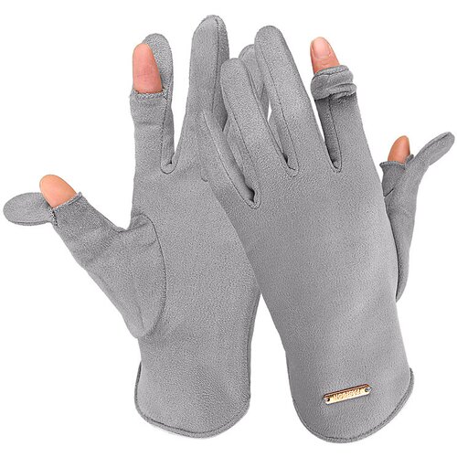 INF suede zimske rokavice z zaslonom na dotik kolesarske rokavice za ženske grey, (21541288) Cene