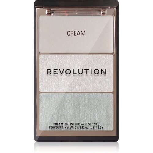 Revolution Highlight Icon Palette paleta osvetljevalcev odtenek White Wishes 1 kos Slike