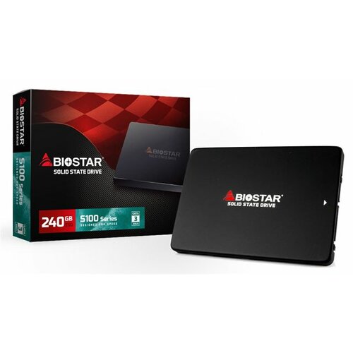 Biostar SSD SATA3 240GB S100 Plus Series 530/380MB/s, S100-240GB ssd hard disk Slike