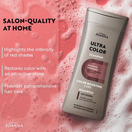 Joanna Ultra Color &amp;scaron;ampon za toniranje za rdeče lase 200 ml Slike