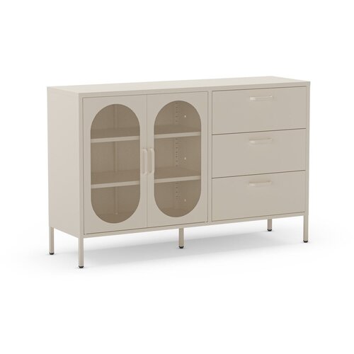 Marckeric Kremno bela komoda 140x90 cm Diora &amp;ndash; Slike