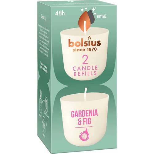 Bolsius CleanLight polnilo, 2 kos. - gardenija in figa Cene