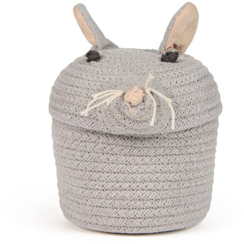 Lorena Canals Siva tekstilna dječja kutija za pohranu ø 15x15 cm Mini Renata the Rat – Cijene