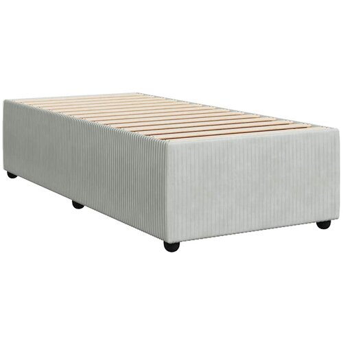 Box spring krevet s madracem svjetlosivi 100x200 cm bar&amp;scaron;unasti Slike