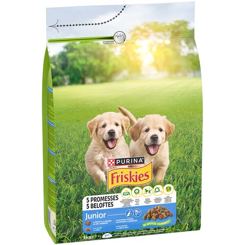 Purina Friskies Junior s piletinom i povrćem - 3 x 3 kg Cijene