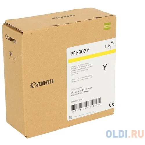 Tinta CANON PFI-307 Yellow