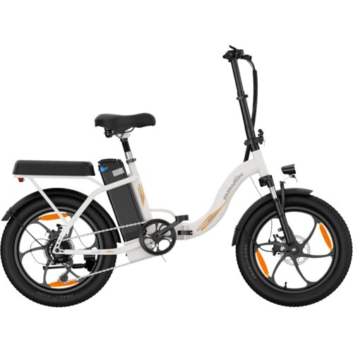 ZAZAWORK Zložljivo električno kolo C16, 48 V 16 Ah, 20-palčno debelo kolo za vsakodnevno uporabo, belo, (5000255632) Slike