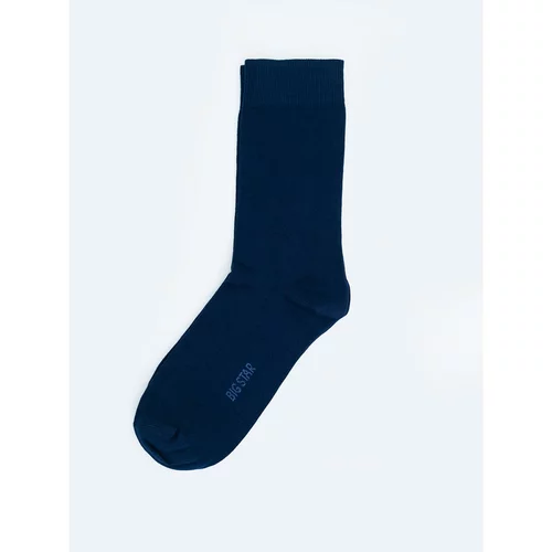 Big Star Man's Socks 273572 Navy Blue-403