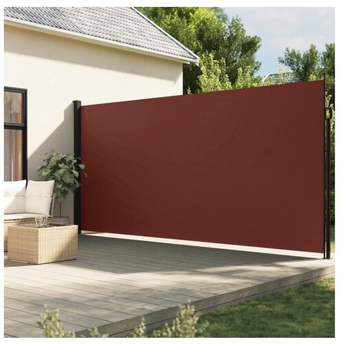 vidaXL Bočna tenda na uvlačenje smeđa 220 x 300 cm Cijene