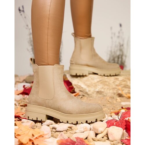 Resti Beige Women's Insulated Comfy Walk Boots Cene
