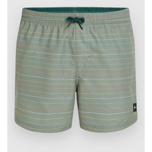 O'neill Jack Cali First 15'' Boardshorts green first name stripe Cene